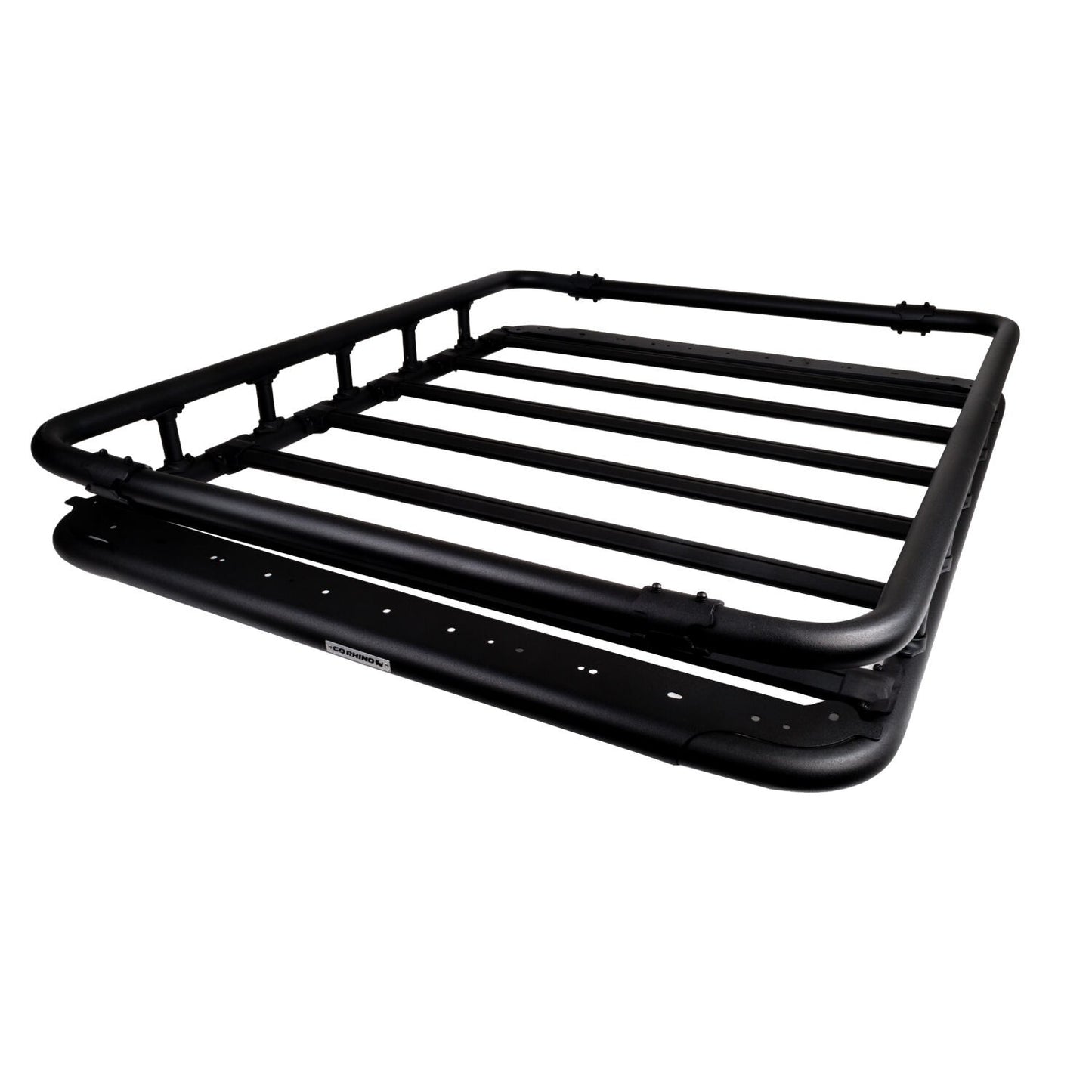 SRM500 Flat Platform Roof Rack With Full Rail Kit Textured Black Go Rhino-3