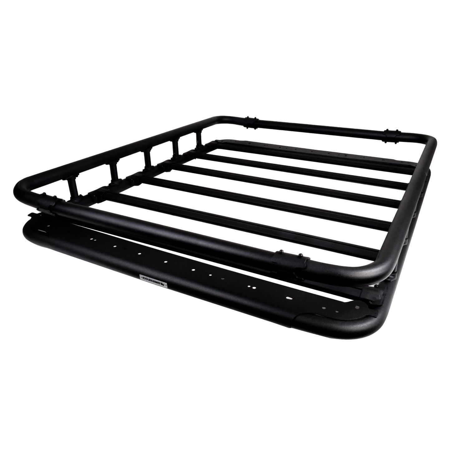 SRM500 Flat Platform Roof Rack With Full Rail Kit Textured Black Go Rhino-3