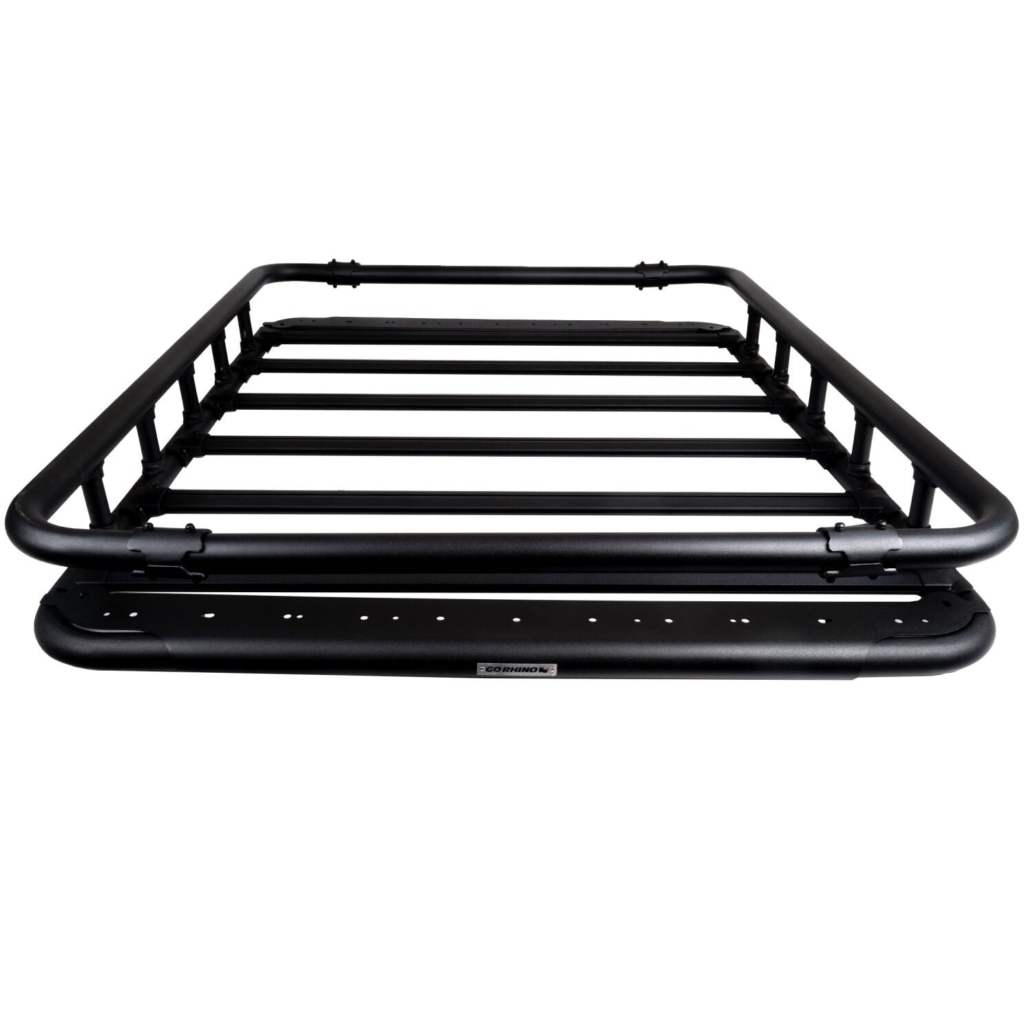 SRM500 Flat Platform Roof Rack With Full Rail Kit Textured Black Go Rhino-4