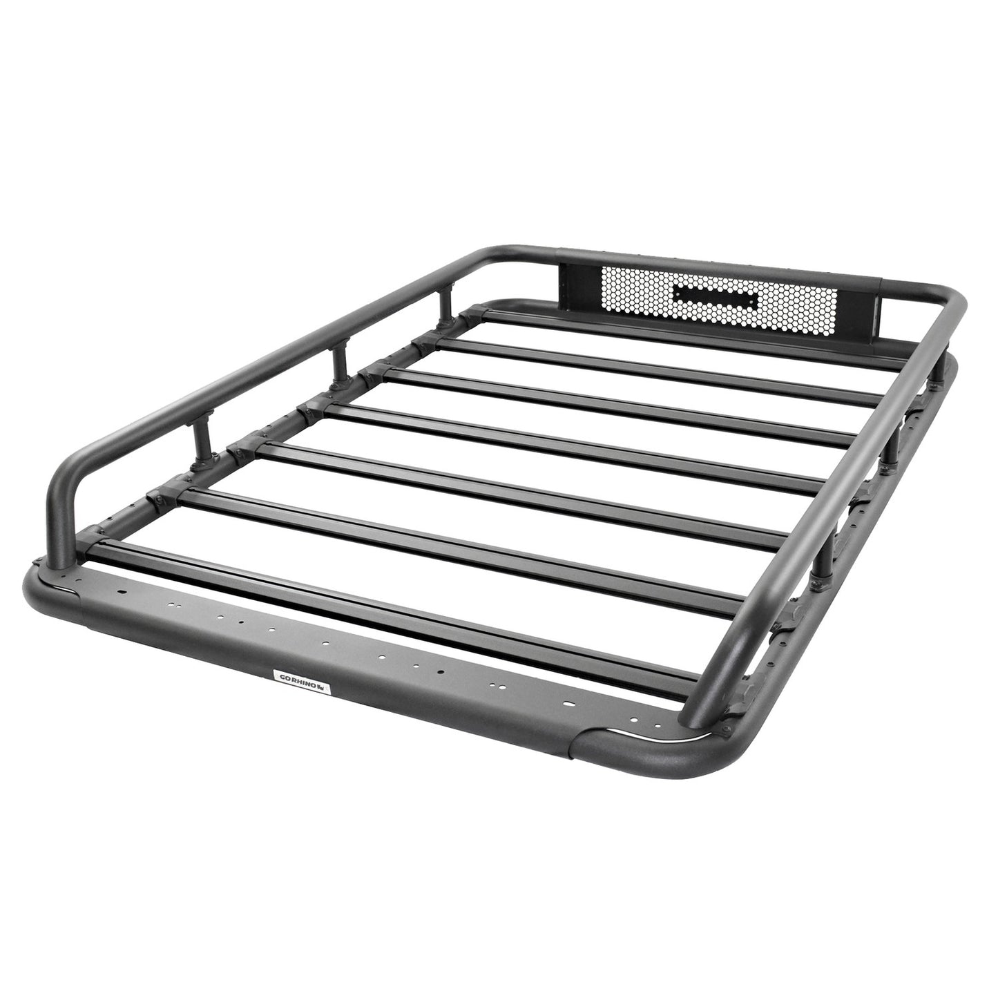 SRM600 Tubular Basket Style Roof Rack Textured Black Go Rhino-16
