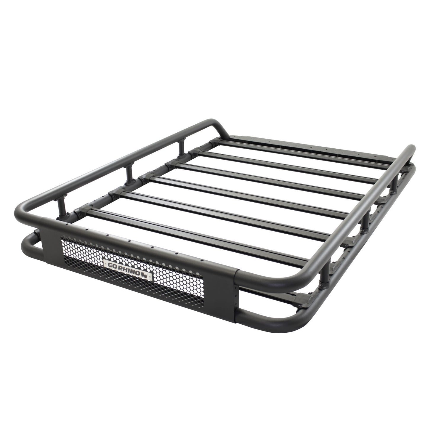 SRM600 Tubular Basket Style Roof Rack Textured Black Go Rhino-13