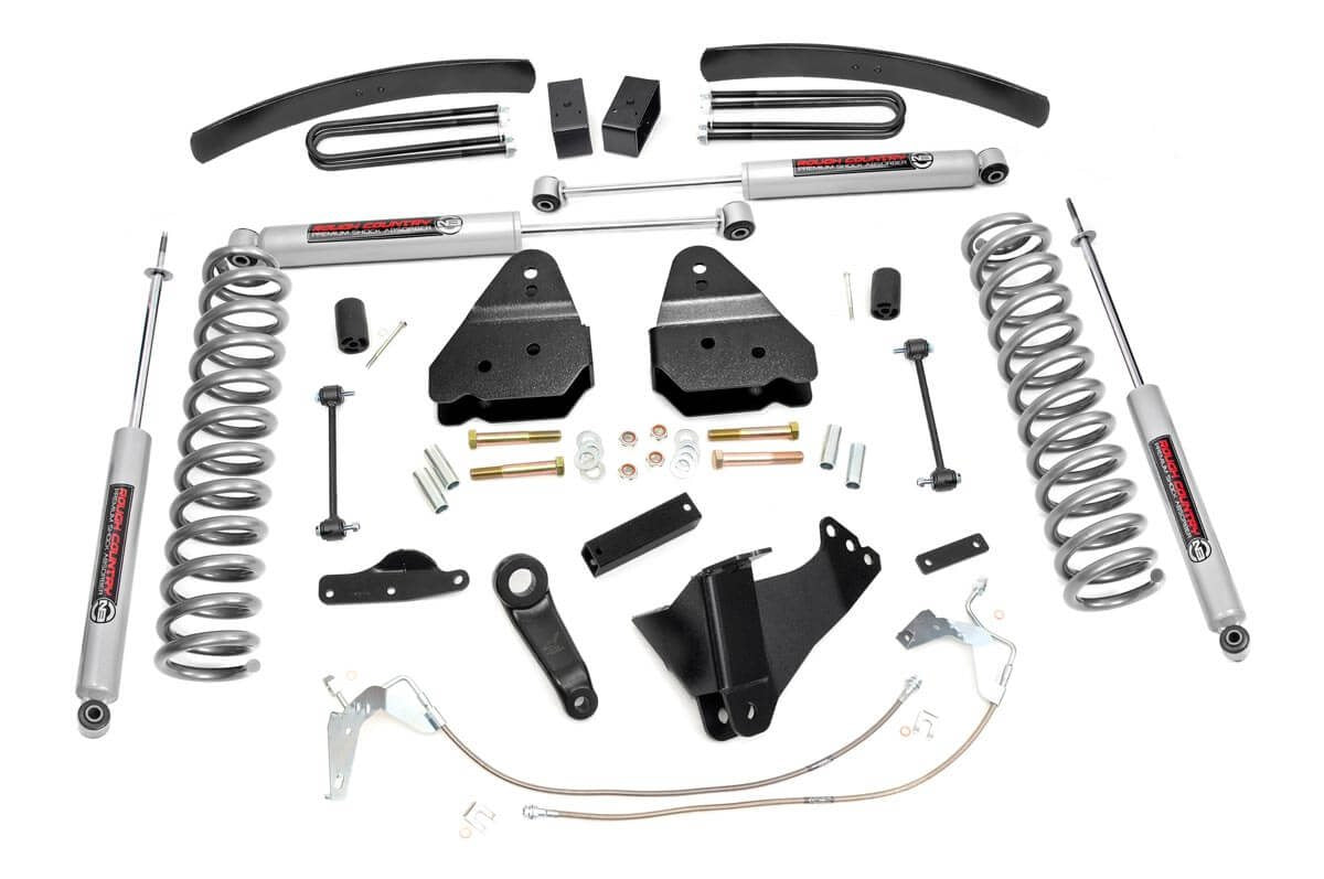 Rough Country 6 Inch Suspension Lift Kit Diesel 08-10 F-250/F-350 Super Duty Rough Country