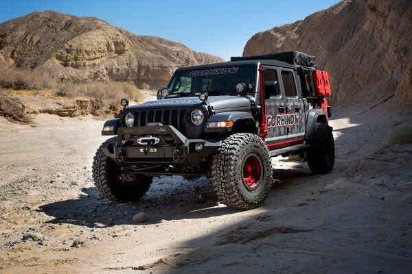 XRS Overland Xtreme Rack Jeep Gladiator JT Textured Black 2020-2025 Jeep Gladiator Go Rhino-1