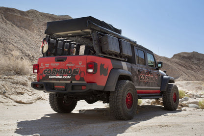 XRS Overland Xtreme Rack Jeep Gladiator JT Textured Black 2020-2025 Jeep Gladiator Go Rhino-2