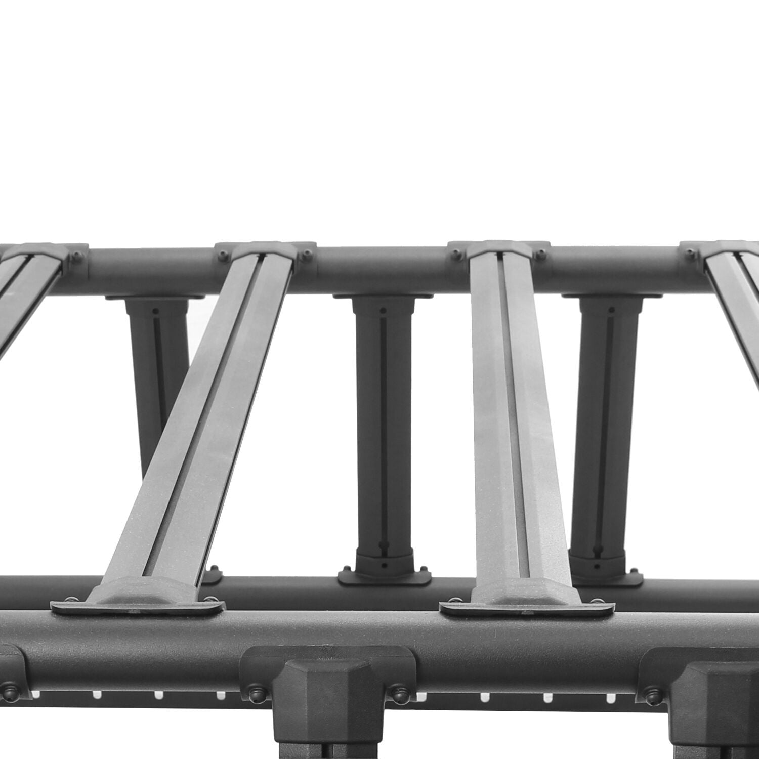 XRS Overland Xtreme Rack Jeep Gladiator JT Textured Black 2020-2025 Jeep Gladiator Go Rhino-4