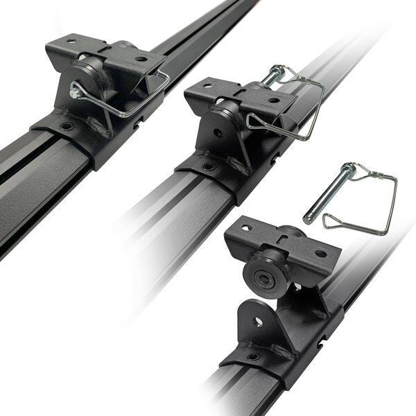 XRS/SRM Quick Release Tent Bracket Kit Textured Black Go Rhino