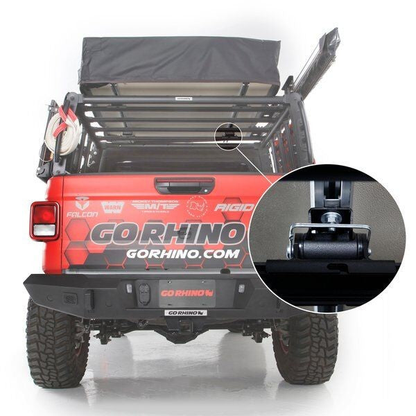 XRS/SRM Quick Release Tent Bracket Kit Textured Black Go Rhino-2
