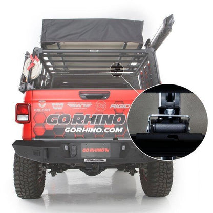 XRS/SRM Quick Release Tent Bracket Kit Textured Black Go Rhino-2