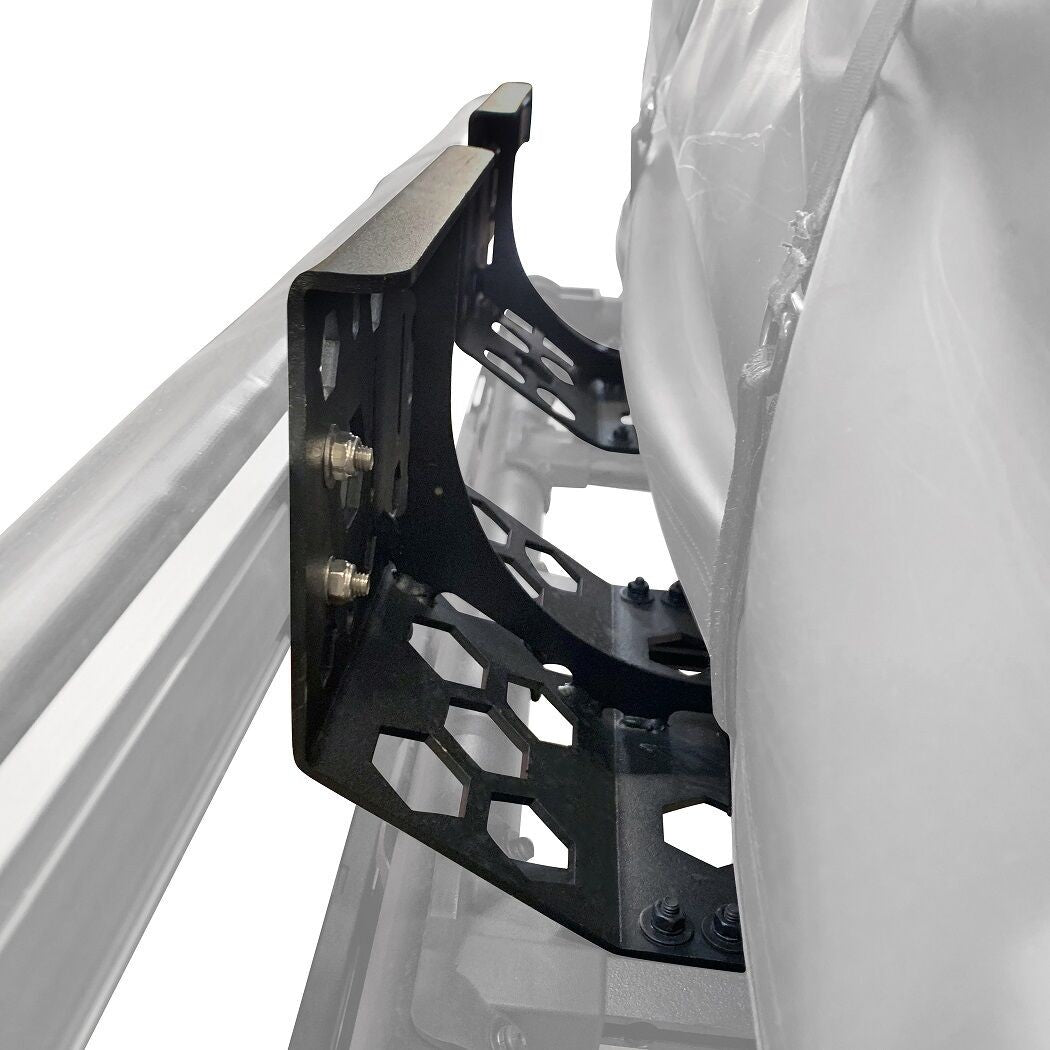 XRS/SRM Awning Bracket Kit Textured Black Go Rhino-4
