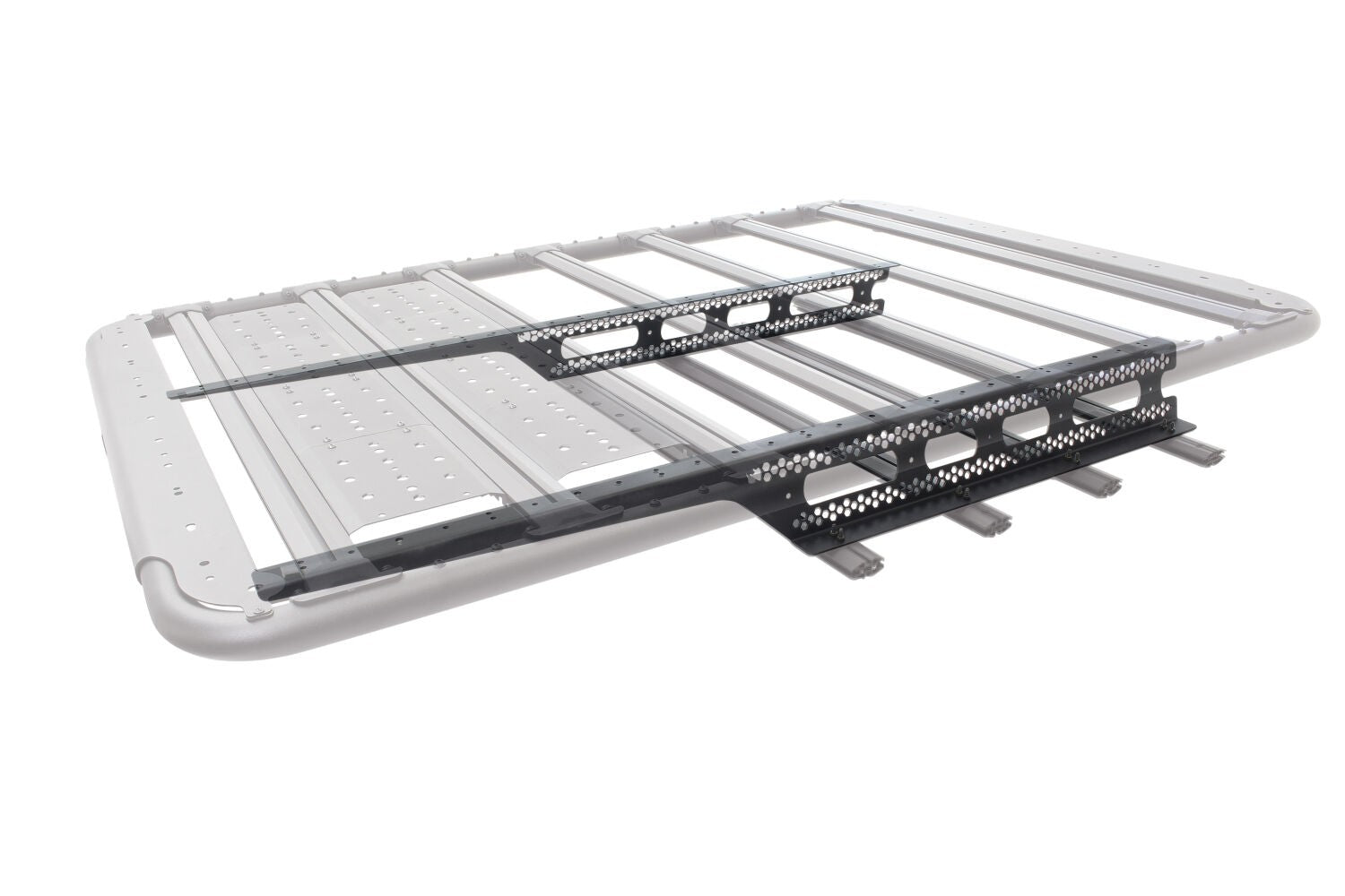 XRS Cab Overhang Mount Kit For 55 Inch Rack Textured Black Go Rhino