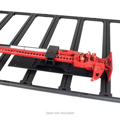 XRS/SRM 4 CORE Hi Lift Jack Mount with Clamp Textured Black Go Rhino-4