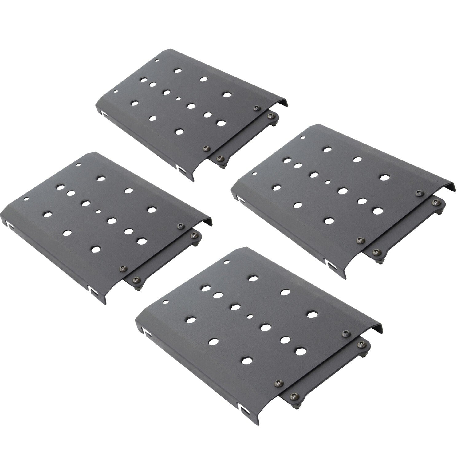 XRS/SRM 4 CORE Floor Plate Insert Kit (4PC) Textured Black Go Rhino
