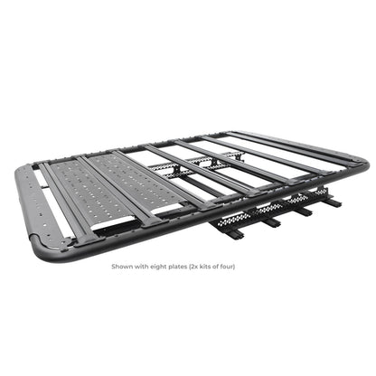 XRS/SRM 4 CORE Floor Plate Insert Kit (4PC) Textured Black Go Rhino-1