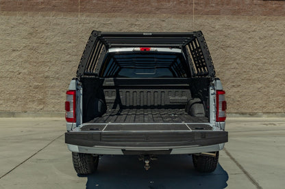 XRS Overland Xtreme Rack Full Size Trucks Textured Black 2014-2026 Toyota Tundra 2015-2026 Ford F-150 2019-2026 Silverado/Sierra 1500 Go Rhino-11