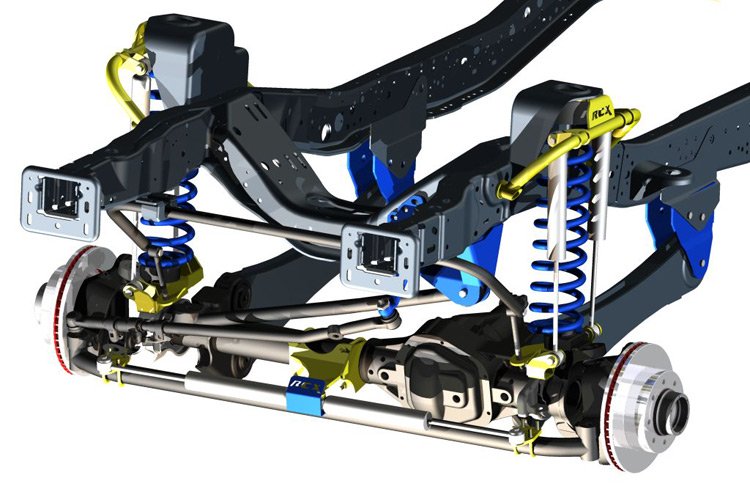 Rough Country 6 Inch Suspension Lift Kit Gas 05-07 F-250/F-350 Super Duty Rough Country