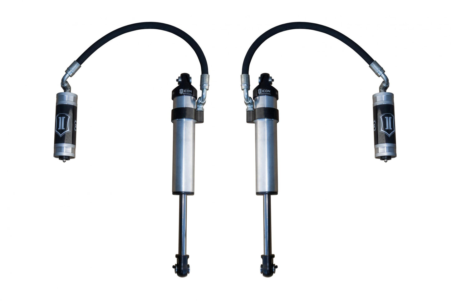 2003-2024 Toyota 4Runner 2005-2023 Toyota Tacoma 2007-2014 Toyota FJ Cruiser Front 2.5 Vs Long Travel Remote Reservoir Secondary Shocks Pair ICON Vehicle Dynamics