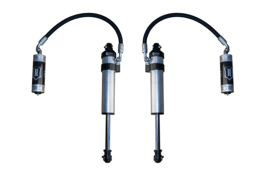 2003-2024 Toyota 4Runner 2005-2023 Toyota Tacoma 2007-2014 Toyota FJ Cruiser Front 2.5 Vs Long Travel Remote Reservoir Secondary Shocks Pair ICON Vehicle Dynamics