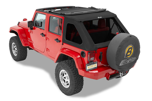 Replace-A-Top for Trektop Hardware For Jeep 2007-2018 Wrangler JK 4 Door Tinted Bestop