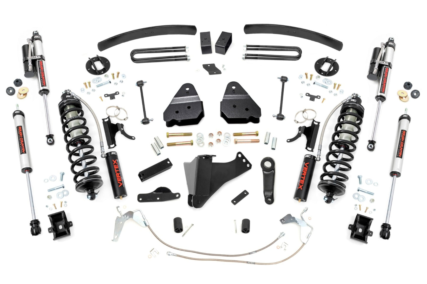 6 Inch Lift Kit Gas C/O Vertex Ford F-250/F-350 Super Duty (08-10) Rough Country