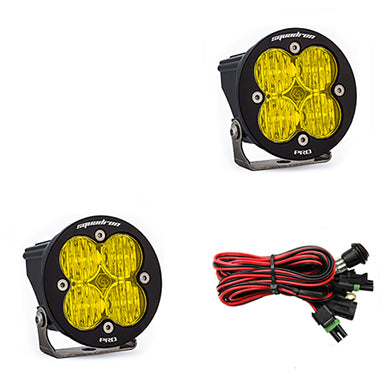 LED Light Pods Amber Lens Pair Squadron R Pro Baja Designs