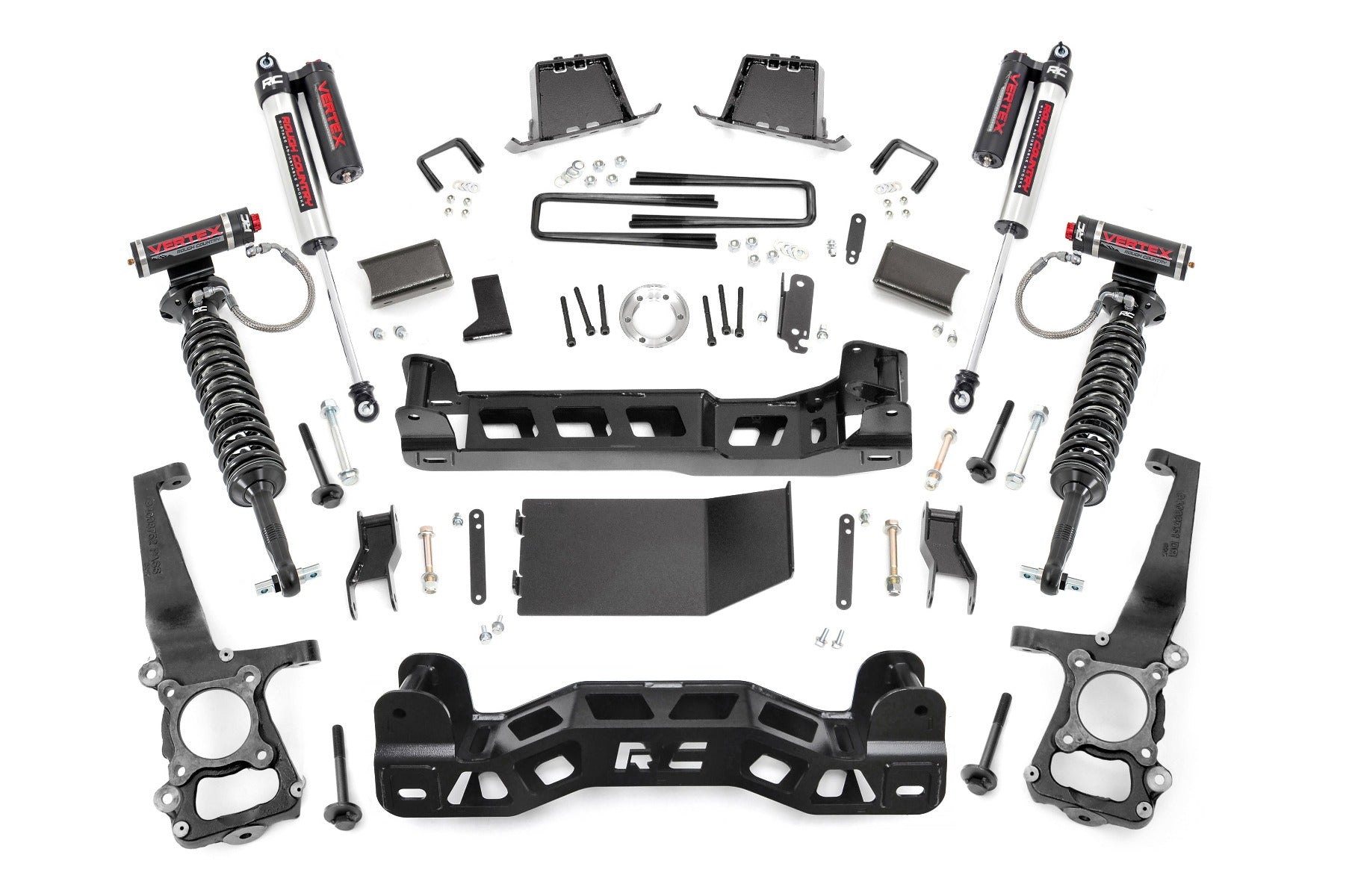 Rough Country 6 Inch Lift Kit Vertex 09-10 Ford F-150 4WD Rough Country
