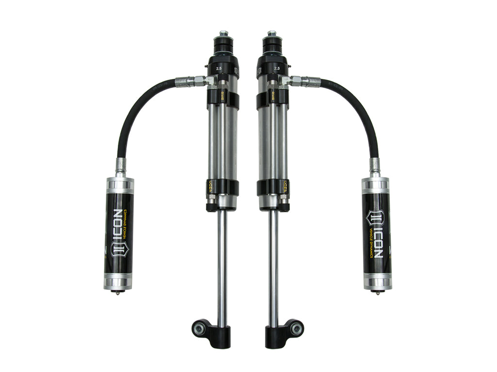 2005-2023 Toyota Tacoma Rear RXT 2.5 Omega Bypass Remote Reservoir Shocks Pair ICON Vehicle Dynamics-1