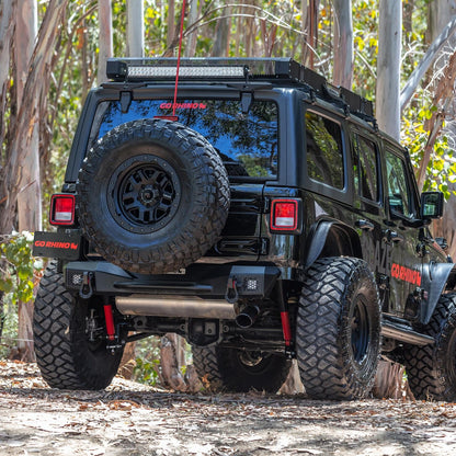XE Hard Top Light Mount Single Cube 3 Inch x 3 Inch dual cube Textured Black 2018-2026 Jeep Wrangler JL 2020-2025 Jeep Gladiator Go Rhino-1
