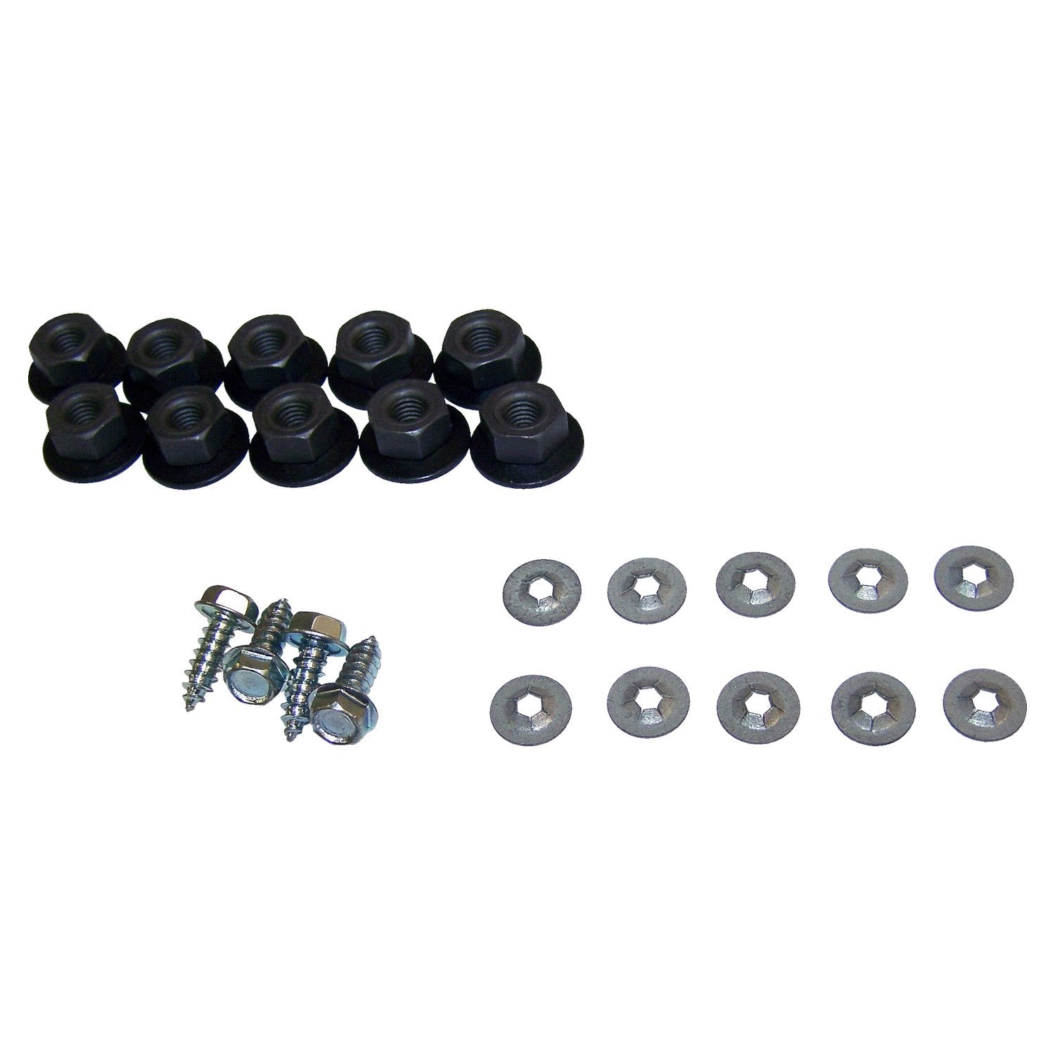 Rear Fender Flare Hardware Kit for 1984-1994 Jeep XJ Cherokee Crown Automotive