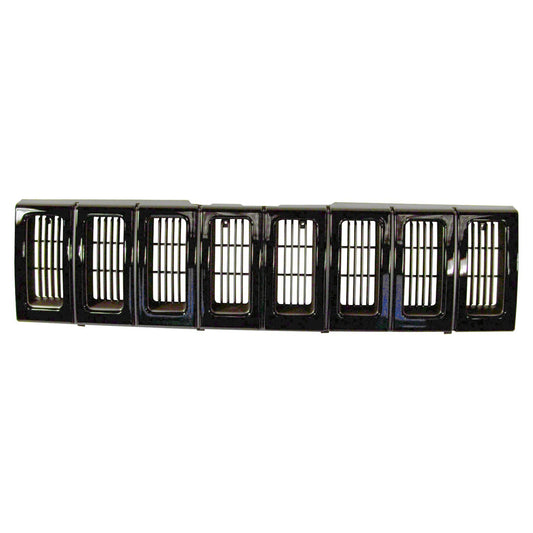 Grille for 1993-1995 Jeep ZJ Grand Cherokee, Black Crown Automotive