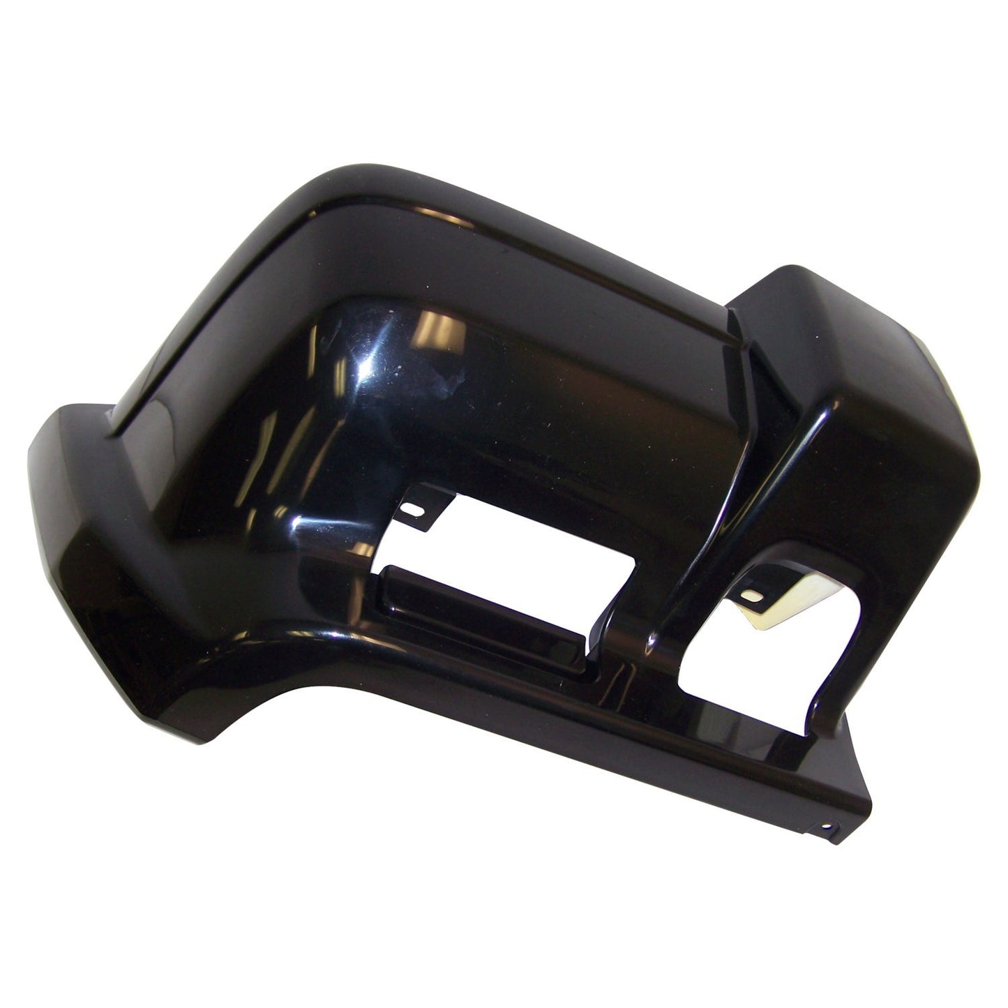 Front Right Bumper End Cap for 1997-2001 Jeep XJ Cherokee, Flat Black Finish Crown Automotive