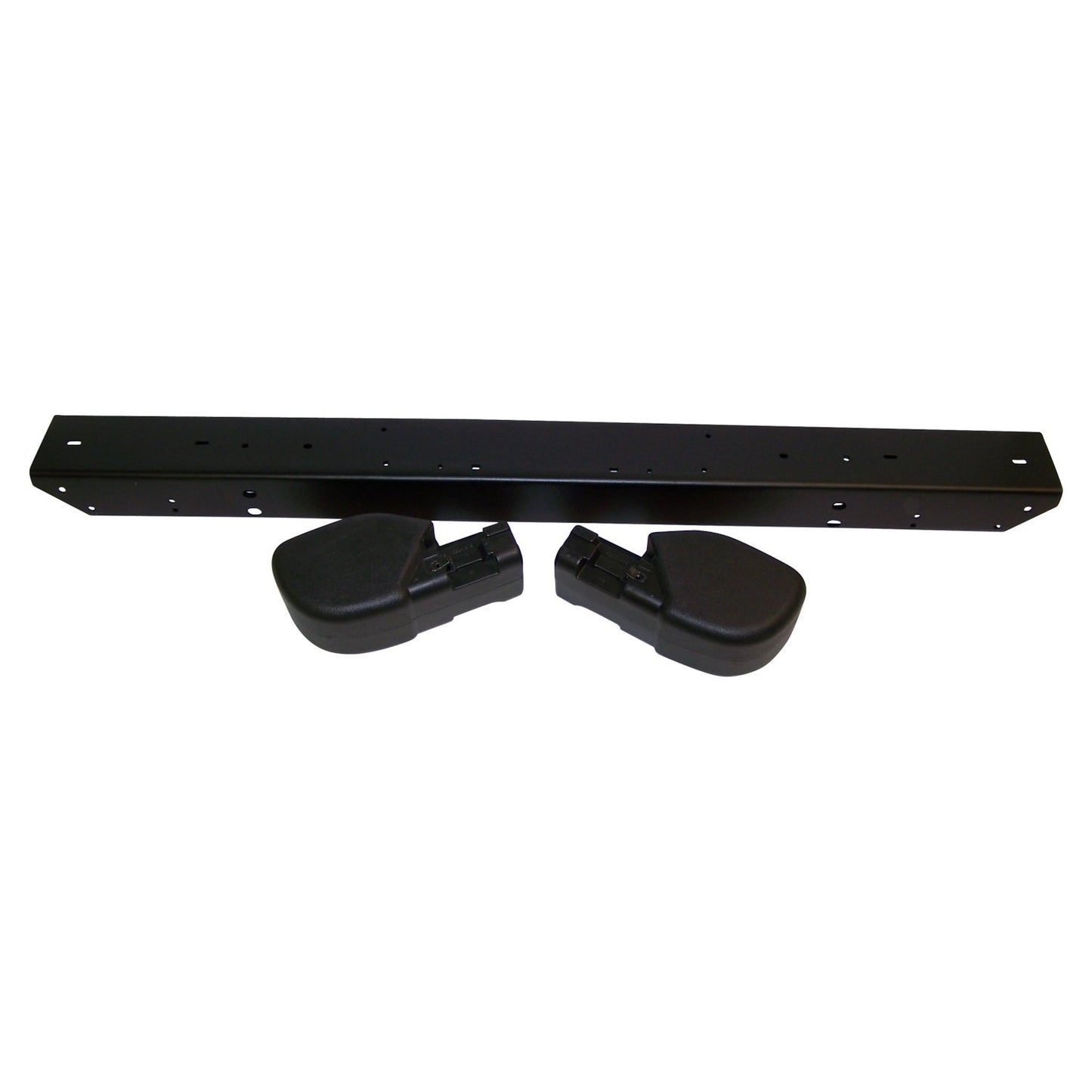 Front Bumper Kit for 97-06 Jeep TJ Wrangler, Black, Includes Bumper & End Caps Crown Automotive