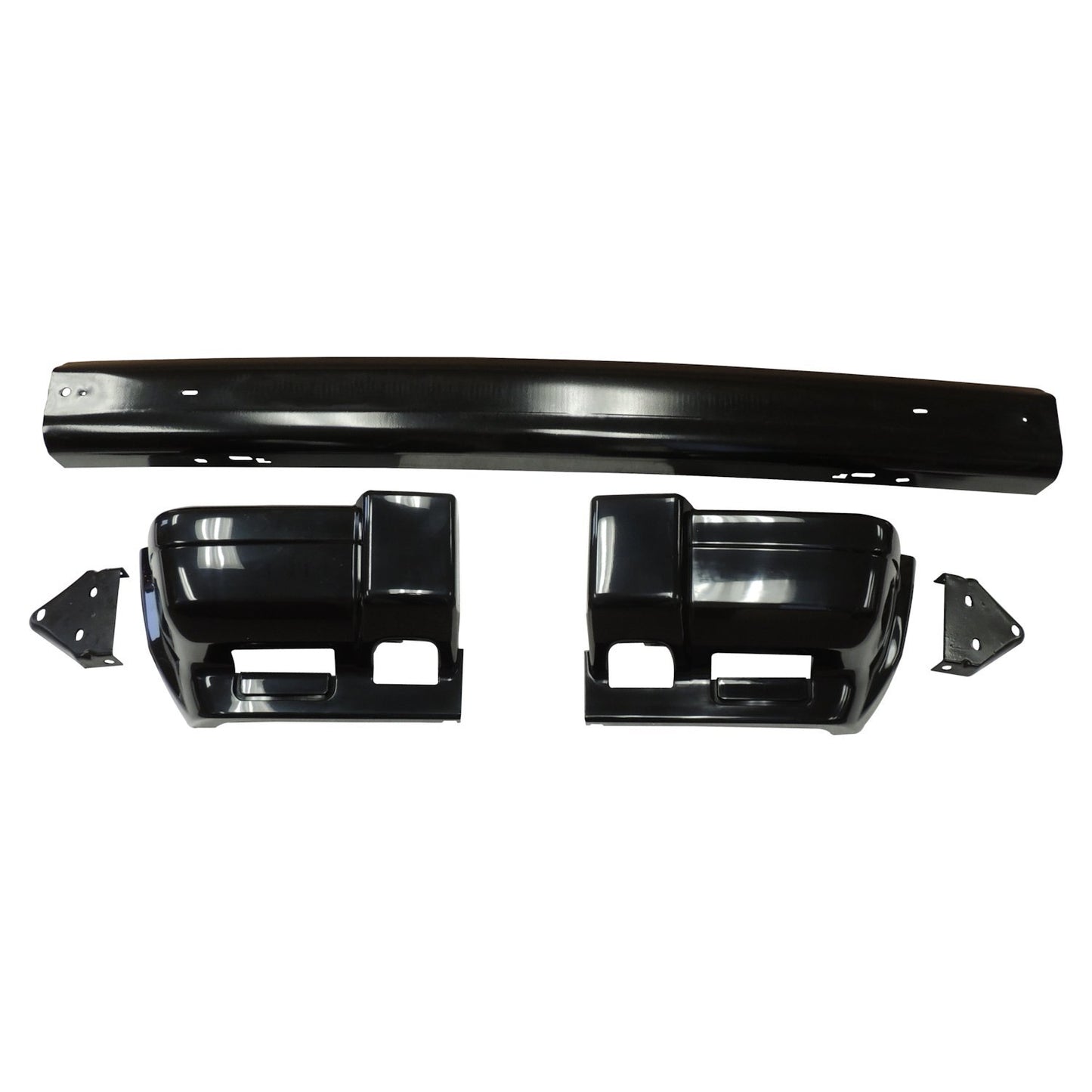 Black Front Bumper Kit for 1997-2001 Jeep XJ Cherokee Crown Automotive