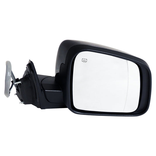 Right Power Heated, Power-Folding Mirror for 14-16 WK Grand Cherokee, Black Crown Automotive