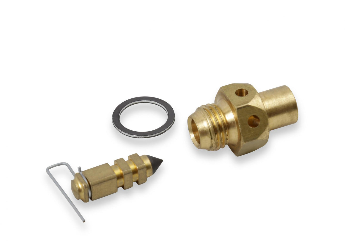 Inlet Needle Viton Inlet Needle Viton Tip Non-Adjustable 0.110 Seat Size, (viton Is a Registered Trademark of Dupont Performance Elastomers) Holley-1