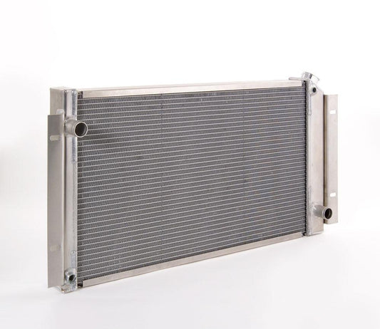 55-57 Chevrolet Bel Air Radiator for GM w/Std Trans Direct-Fit Natural Finish Radiator Be Cool