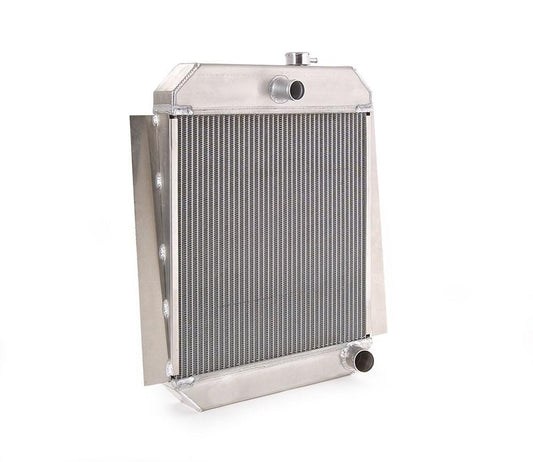 47-54 Chevrolet Pickups Downflow Radiator for GM w/Std Trans Factory-Fit Natural Finish Radiator Be Cool