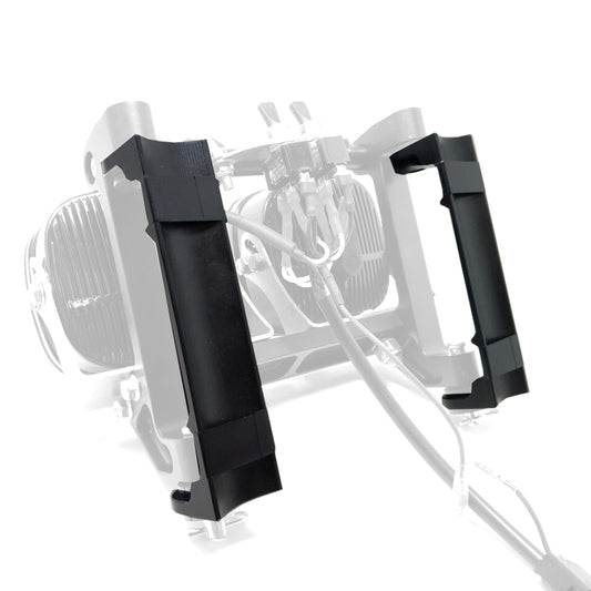 Motorcycle Racelight Receiver Kit w/ Rubberized Clamps For 8 Inch Race Light Baja Designs