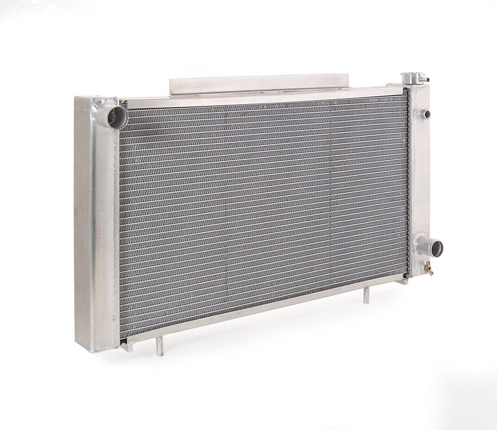 Radiator Direct-Fit Natural Finish for 82-93 S10 Pickup S10 Blazer S15 Pickup/S15 Blazer Radiator Be Cool