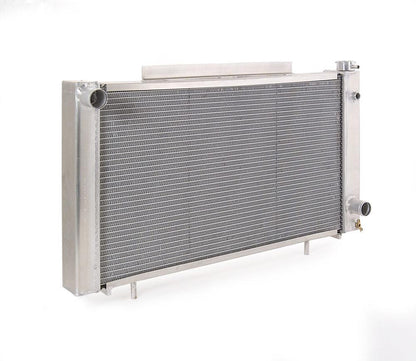 Radiator Direct-Fit Natural Finish for 82-93 S10 Pickup S10 Blazer S15 Pickup/S15 Blazer Radiator Be Cool