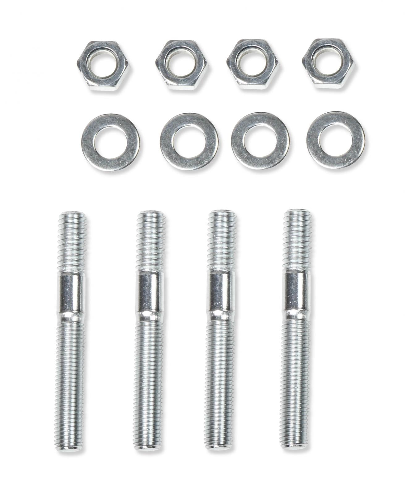 Carburetor Spacer Kit 1 Inch Ported Center This Die-Cast Aluminum Carburetor Spacer Kit Fits Holley & Carter with a 1 Inch Ported Center Mr Gasket-1