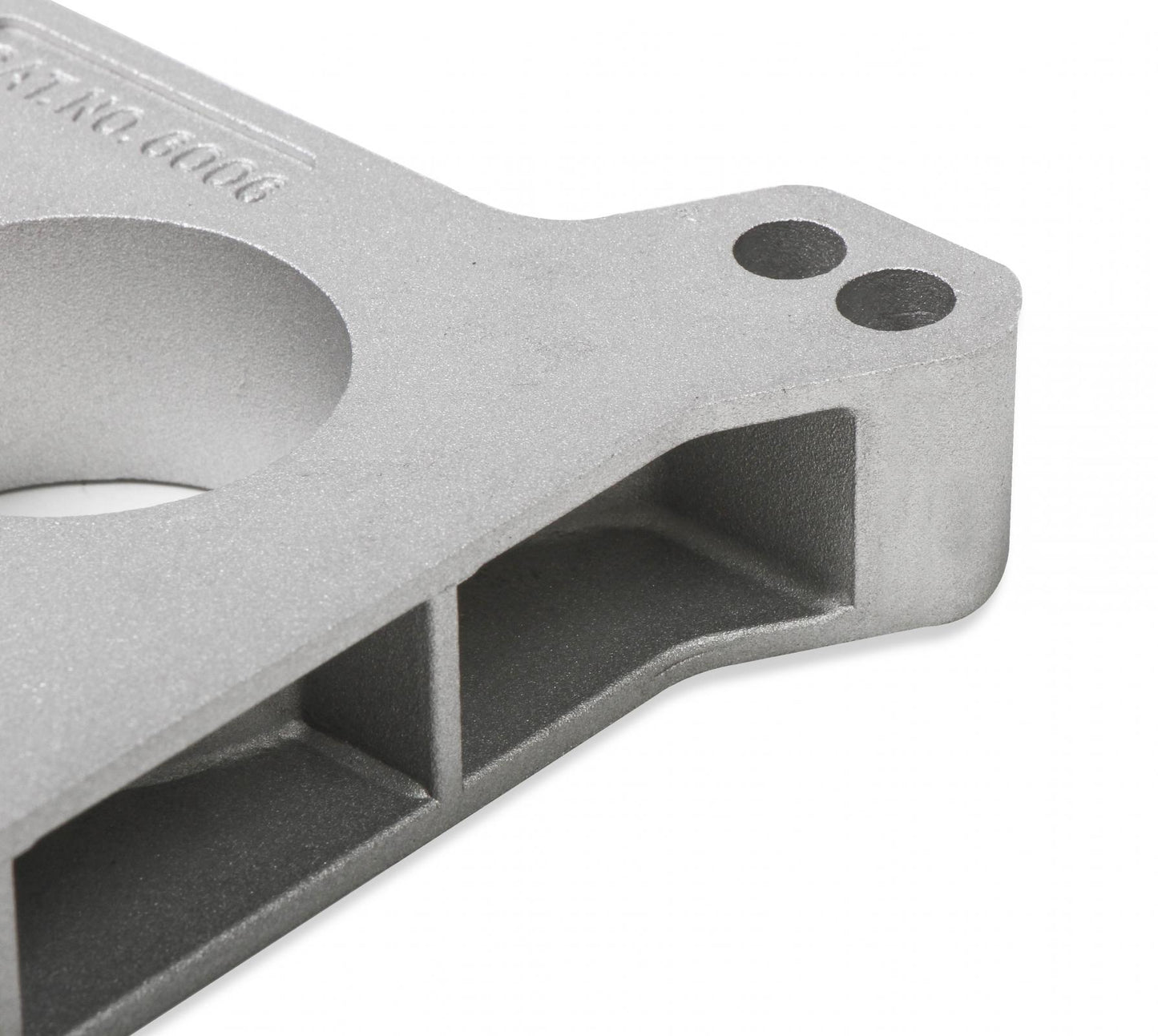 Carburetor Spacer Kit 1 Inch Ported Center This Die-Cast Aluminum Carburetor Spacer Kit Fits Holley & Carter with a 1 Inch Ported Center Mr Gasket-2