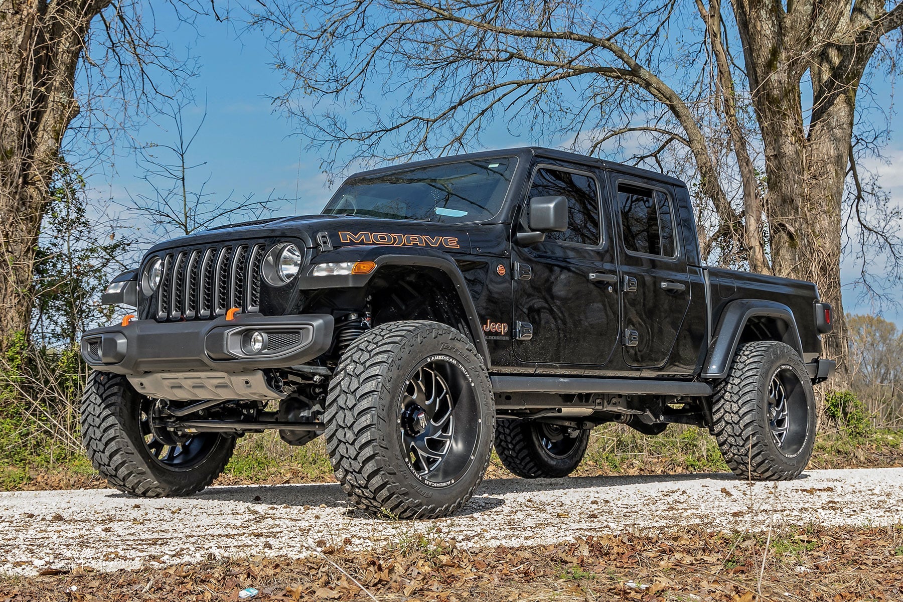 3.5 Inch Lift Kit No Shocks Jeep Gladiator JT Mojave 4WD (2020-2023) Rough Country-1