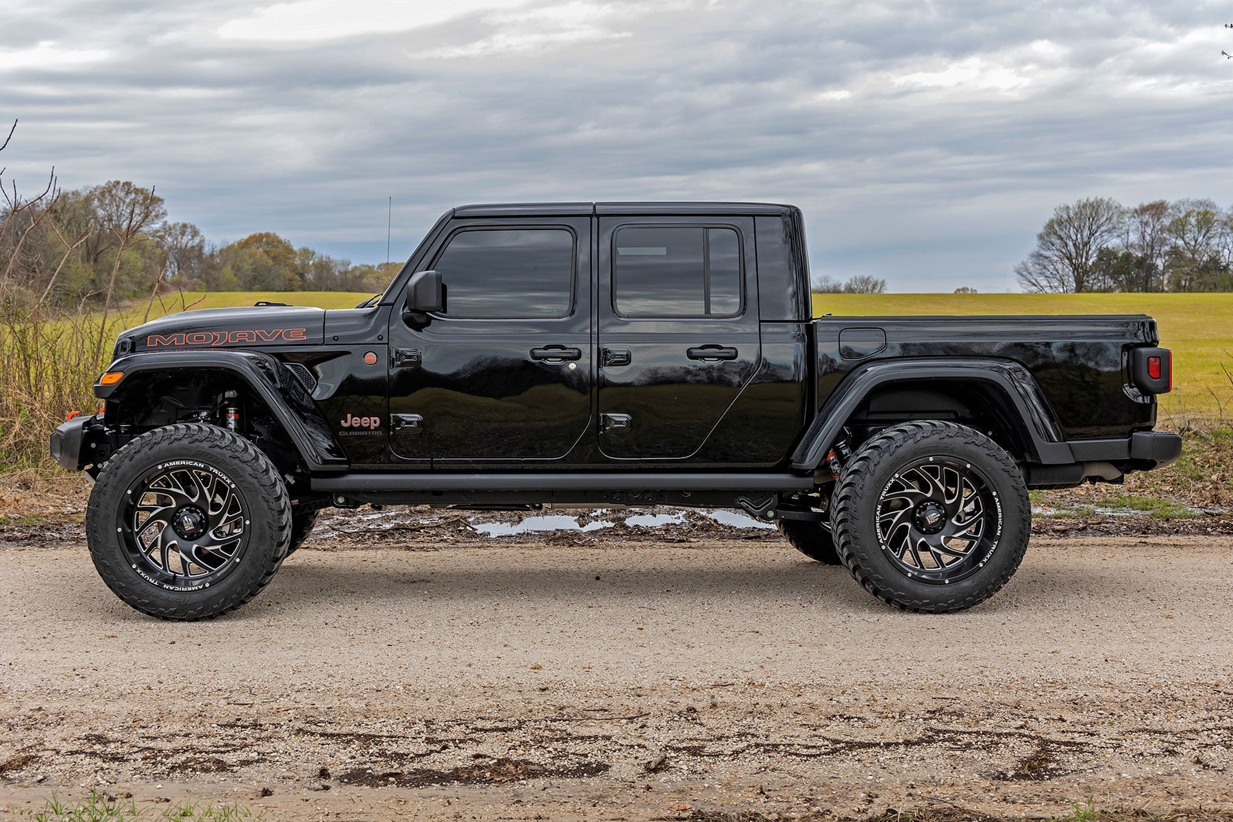 3.5 Inch Lift Kit No Shocks Jeep Gladiator JT Mojave 4WD (2020-2023) Rough Country-4