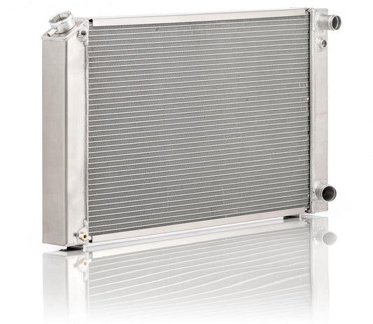Radiator Factory-Fit Natural Finish For 73-87 Chevrolet C10 Pickup GM LS Swap w/Std Trans Radiator Be Cool
