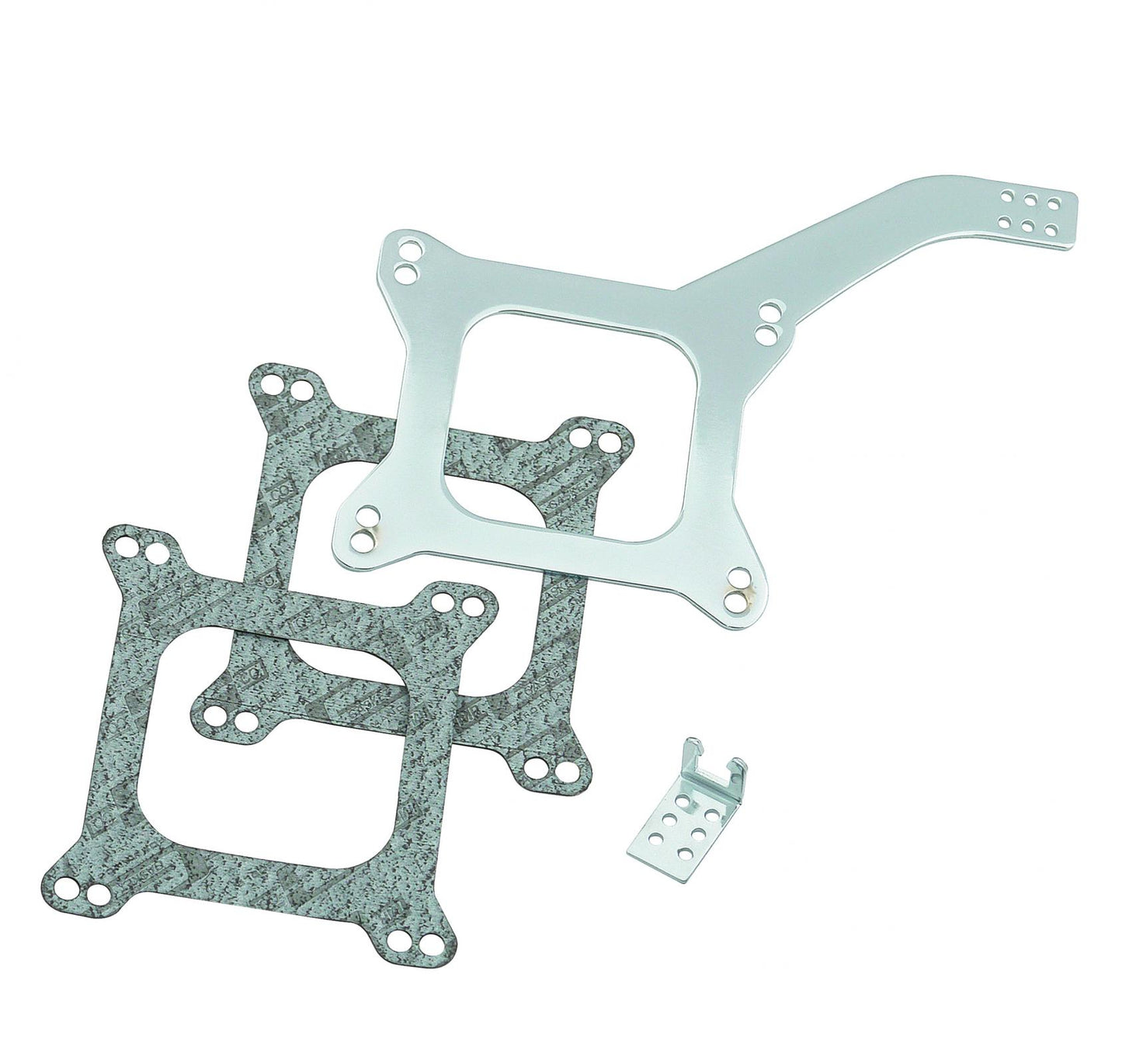 Carburetor Linkage Plate Square Bore Fits Holley, AFB and Quadrajet Carburetors Mr Gasket