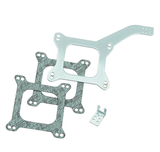 Carburetor Linkage Plate Square Bore Fits Holley, AFB and Quadrajet Carburetors Mr Gasket