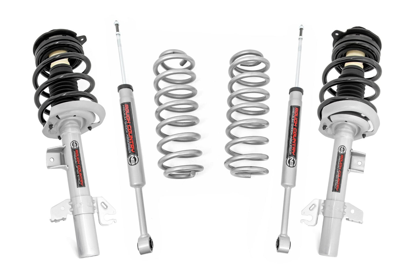 2 Inch Lift Strut Kit Jeep Cherokee KL 4WD (2014-2023) Rough Country
