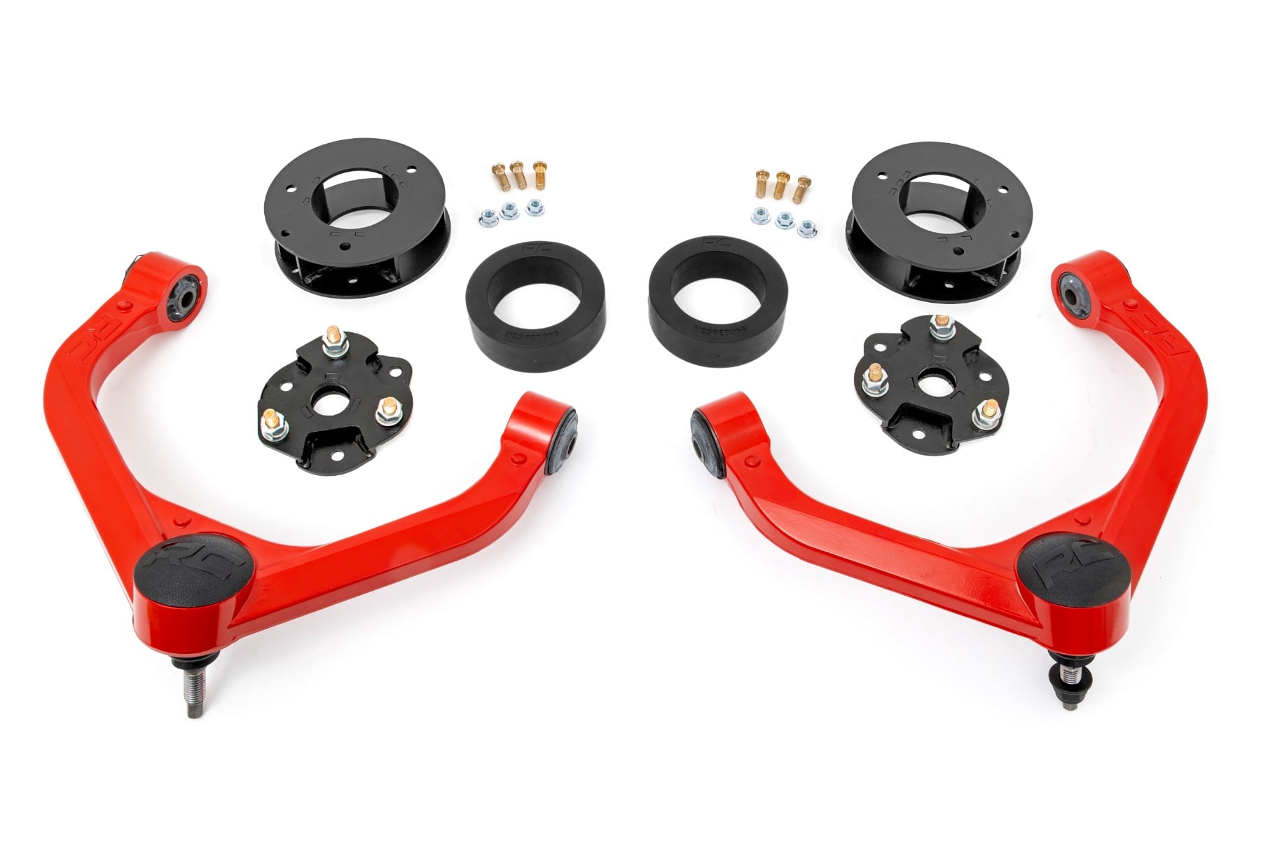 3 Inch Lift Kit Red Jeep Wagoneer 4WD (2022-2025) Rough Country