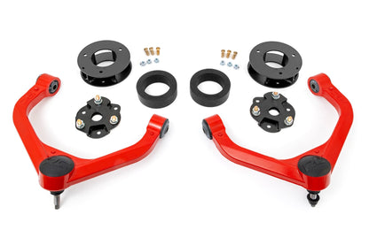 3 Inch Lift Kit Red Jeep Wagoneer 4WD (2022-2025) Rough Country
