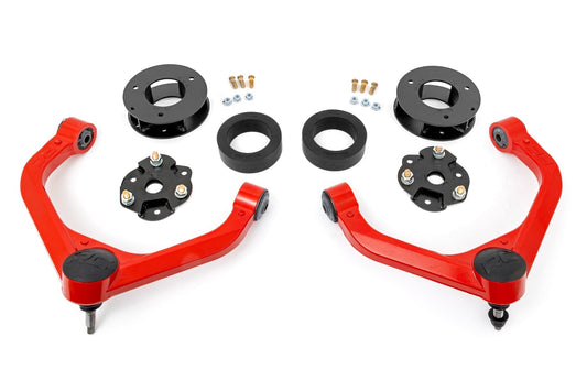 3 Inch Lift Kit Red Jeep Wagoneer 4WD (2022-2025) Rough Country